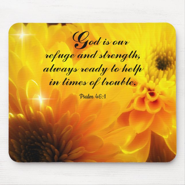 Psalm 46:1 Mousepad (Frente)
