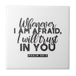 Psalm 56:3 Arte Versa Bíblia "Eu vou confiar em vo