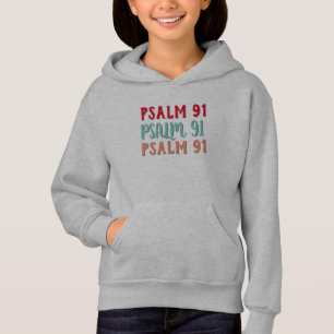 Psalm 91 Escritura de Bíblias Raparigas T-shirt cr