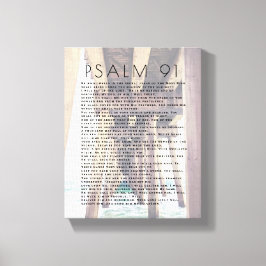 Psalm 91 Rustic Beach Pier Bíblia Verse Canvas Pri
