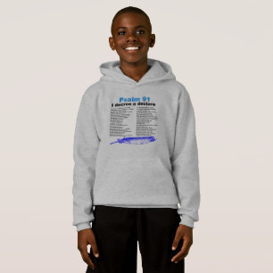 Psalm 91 Scripture Boys Christian Sweatshirt