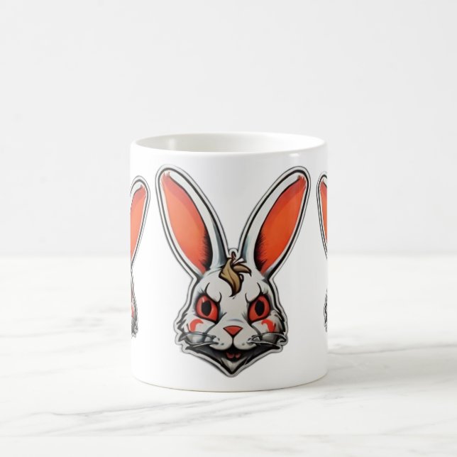 Psicodélica Bunny Psicopata, caneca clássica (Centro)