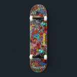 Psicodélica para skate<br><div class="desc">Torne este Psicodélico Deck seu próprio, adicionando seu texto. Para acessar ferramentas avançadas de edição, vá para "Personalizar este modelo" e clique em "Detalhes", role para baixo e pressione o link "clicar para personalizar mais".</div>