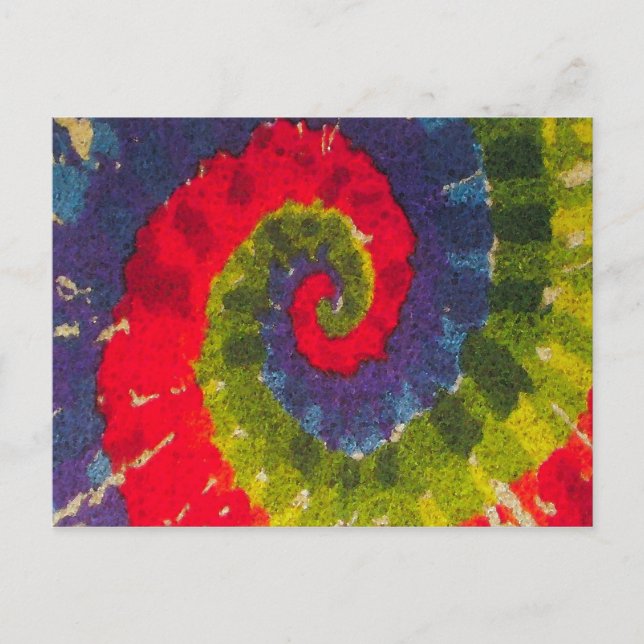 Psicodélico - Cartão Postal Retro Moderno (Frente)