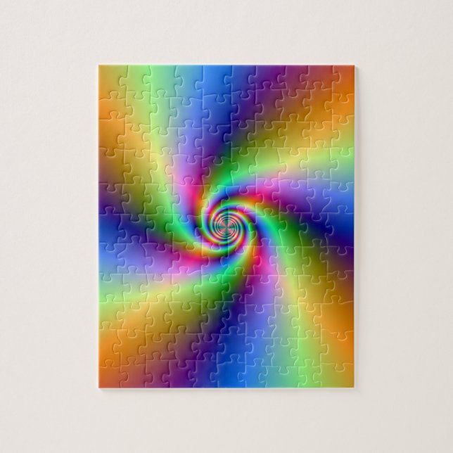 Psicodélico, Quebra-cabeça de espiral de quatro ve (Vertical)