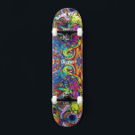 Psicodélicos para skate<br><div class="desc">Torne este Psicodélico para o Skateboard seu próprio texto. Para acessar ferramentas avançadas de edição,  vá para "Personalizar este modelo" e clique em "Detalhes",  role para baixo e pressione o link "clicar para personalizar mais".</div>