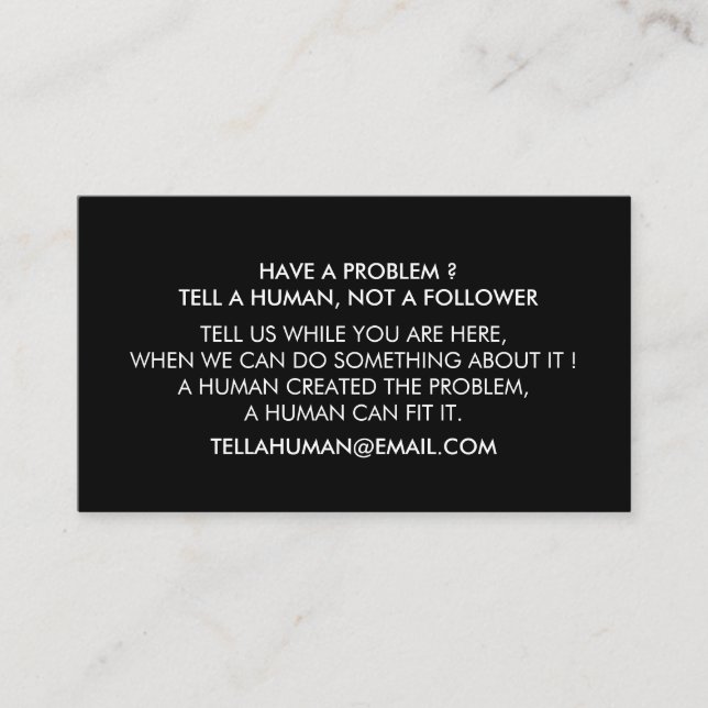 Psicóloga cartão de visita Branco Negro (Frente)