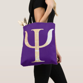 Psicologia - Símbolo de Púrpura Tote Bag