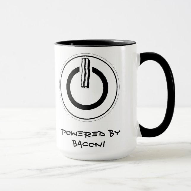 Psto pelo BACON! Caneca (Direita)
