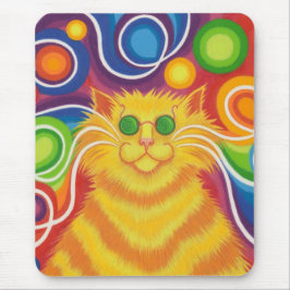 Psy-cat-delic mousepad vertical