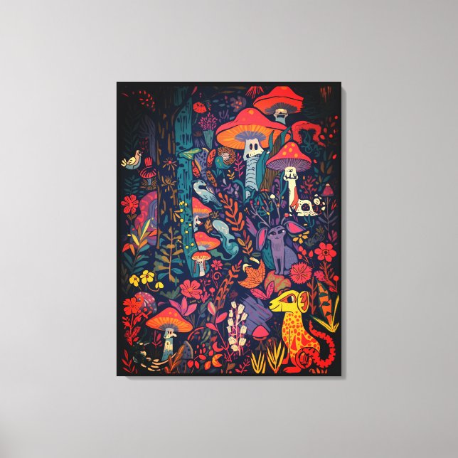 Psychedelic canvas print (Frente)
