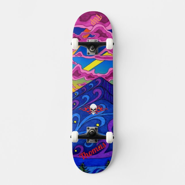 Psychedelic Deck for Skateboard (Frente)