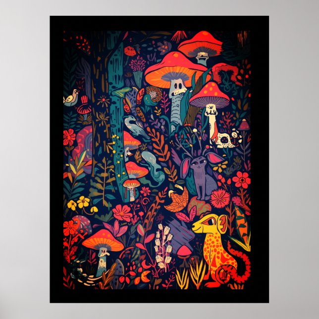 Psychedelic poster (Frente)