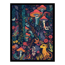 Psychedelic poster print