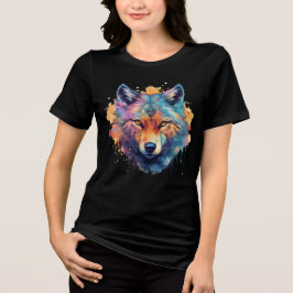 Psychedelic Wolf – Rainbow Spirit Animal Art