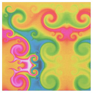 Psyschedelic roda tecido