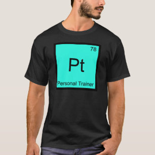 Pt - Treinador Pessoal Camiseta Símbolo Elemento Q