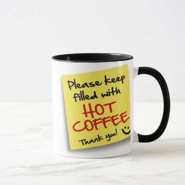 Publicação CAFÉ QUENTE - caneca (Direita)