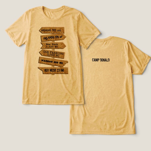 Publicação de sinal de estilo "MASH" personalizáve (Design Frente e Verso)