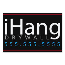 Publicidade de planície Drywall Hang