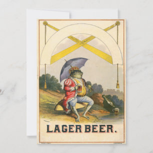Publicidade Lager Beer Vintage