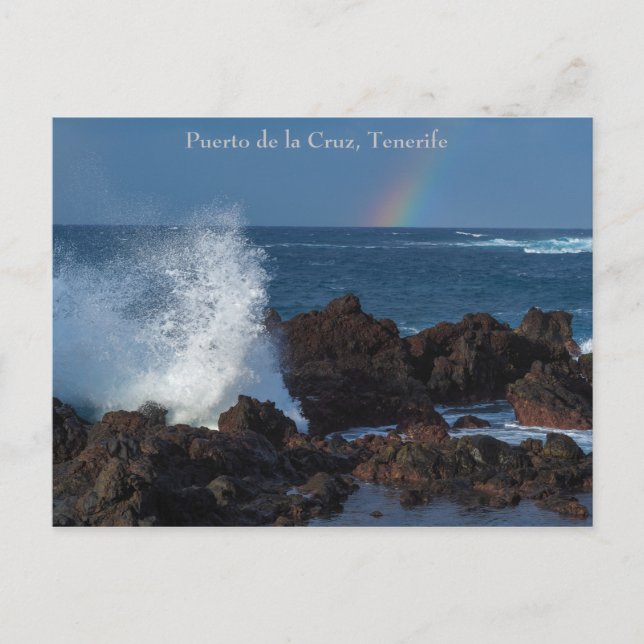 Puerto de la Cruz, Tenerife, Cartão postal (Frente)