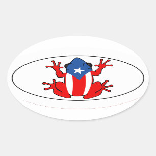 Puerto Rico - etiqueta de Coqui