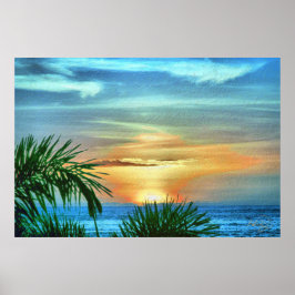 Puerto Sunset 1557 Art Impressão