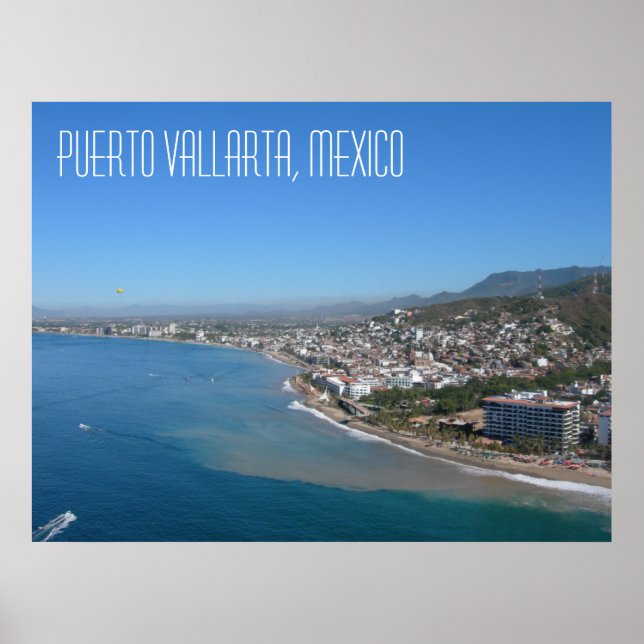 Puerto Vallarta City in Mexico Poster (Frente)