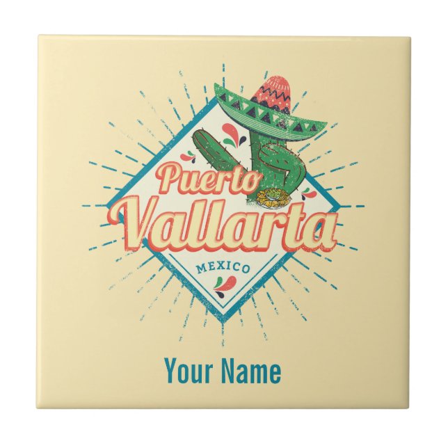 Puerto Vallarta Jalisco México dançando cactus (Frente)