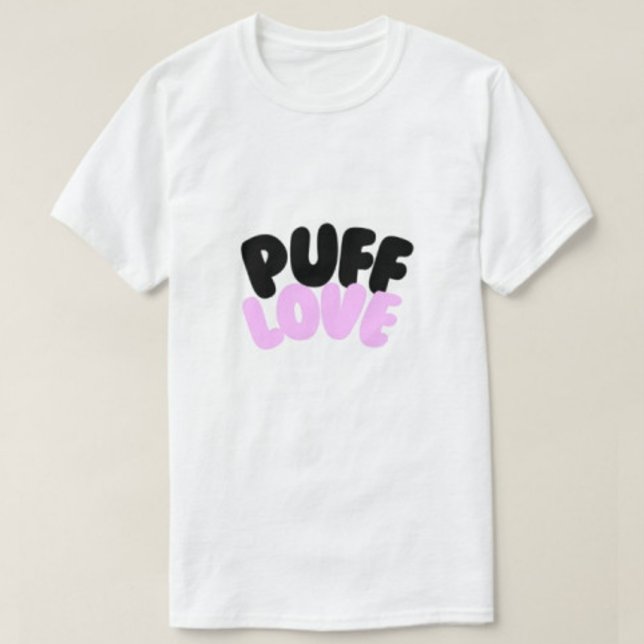 Puff Love Modern White Men's camisetas (Criador carregado)
