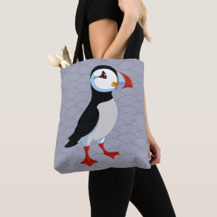 Puffin Design Tote Bag