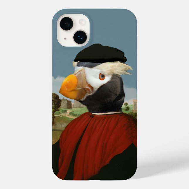 Puffin tufado - Caso iphone11 de Birder Divertido (Verso)