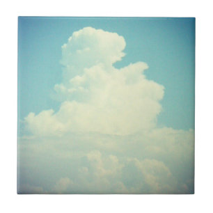 Puffy Cloud Blue Sky