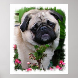 Pug Art Impressão