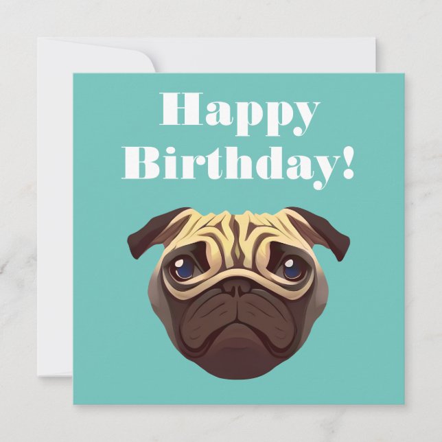 Pug Birthday (Frente)