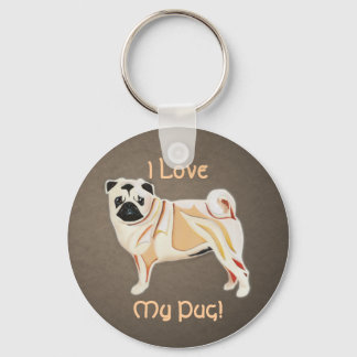 Pug Chaveiro