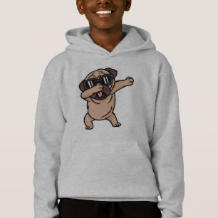 Pug de Bom Humor com Óculos de Sol Dabbing