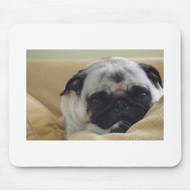 Pug doce Mousepad (Frente)