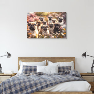 Pug Dog Canvas