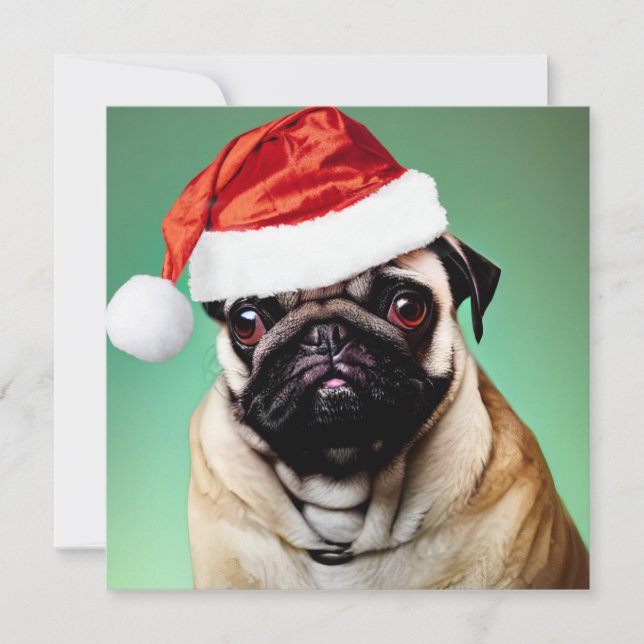 Pug Dog Christmas (Frente)