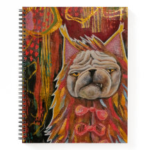 Pug em um disfarce de gato, collage abstrato de pu