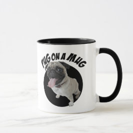 Pug em uma caneca