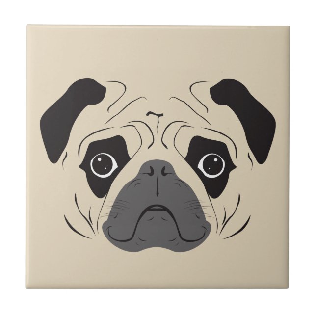 Pug Face Silhout (Frente)