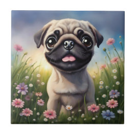 Pug Flowers
