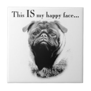 Pug Happy Face