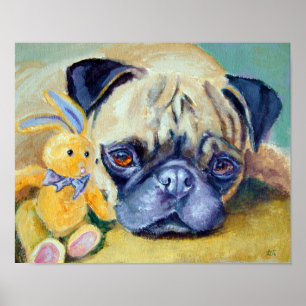 Pug Impressão