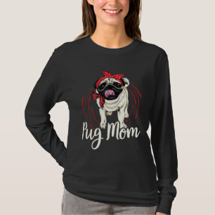 Pug Mãe Proprietário De Cachorro Pug Camisa Essenc