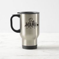 Pug Mama Caneca de viagem