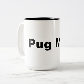 Pug mamãe caneca
